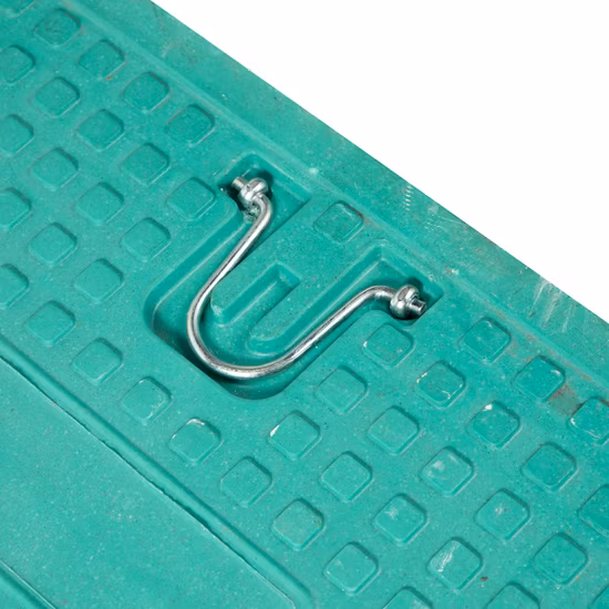 En124 A15 BMC Tampa de esgoto circular Tampas de esgoto compostas de resina com alça